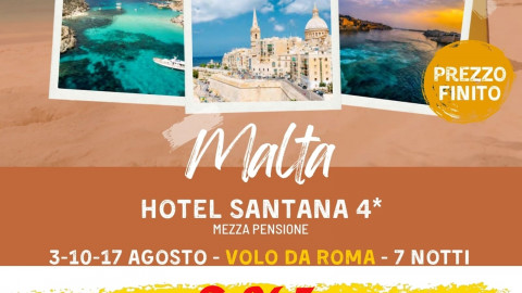 2024 malta hotel santana 4* 3/10/17 agosto IN4