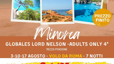 2024 minorca globales lord nelson 4* 3/10/17 agosto IN4