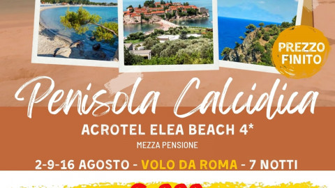 2024 penisola calcidica acrotel 2 - 9 - 16 agosto IN4