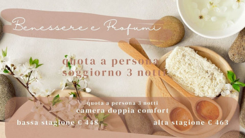 2025 hotel 2 mari benessere e profumi 3 notti IN4
