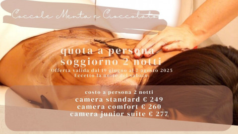 2025 hotel 2 mari coccole menta cioccolato 2 notti IN4