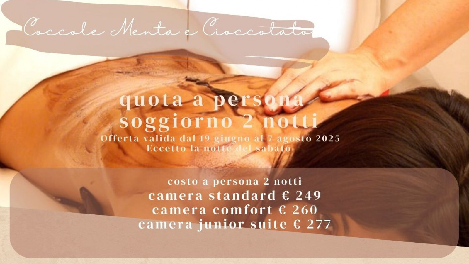 2025 hotel 2 mari coccole menta cioccolato 2 notti IN4