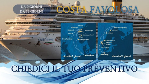 2026 costa favolosa mare del nord IN4