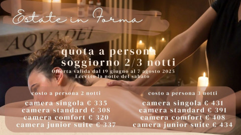 2025 hotel 2 mari estate in forma 2 3 notti IN4