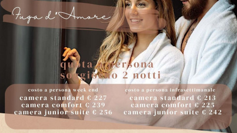 2025 hotel 2 mari fuga d'amore 2 notti IN4