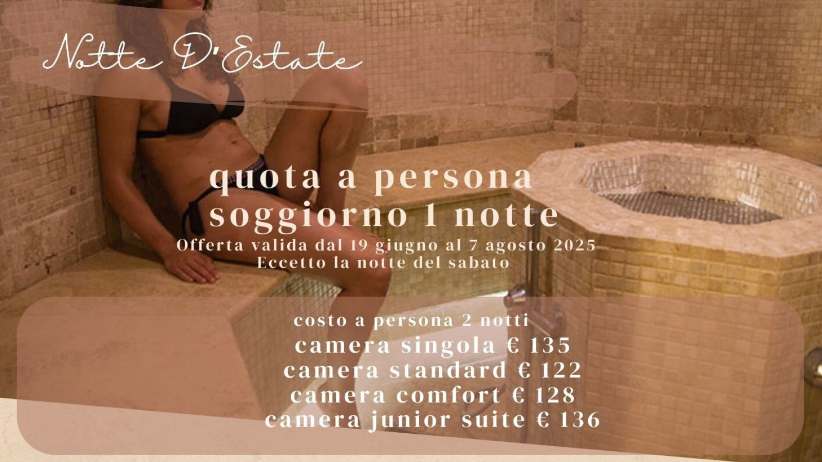 2025 hotel 2 mari notte d'estate 1 notte IN4