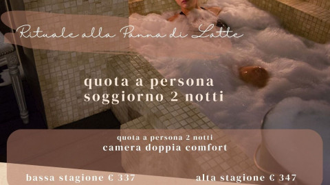 2025 hotel 2 mari rituale alla panna di latte 2 notti IN4