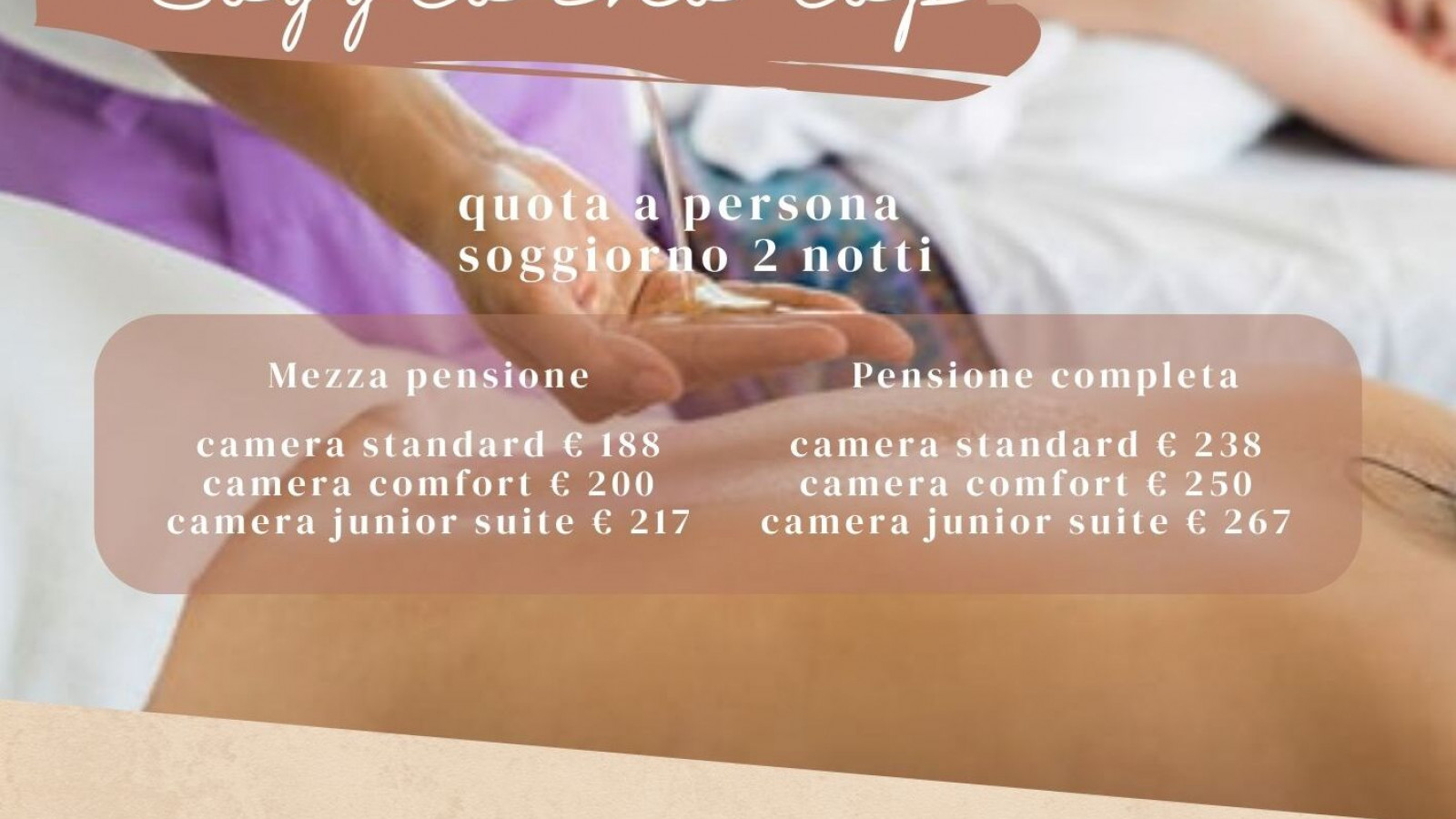 2026 hotel 2 mari soggiorno top 2 notti IN4